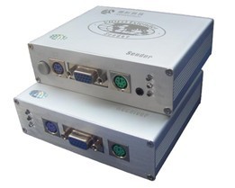 供应300米KVM长线驱动器 KVM延长器 键盘鼠标显示延长器 KVM切换器